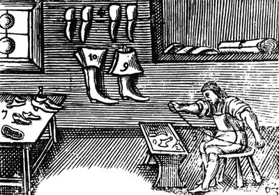 The Shoemaker by English School